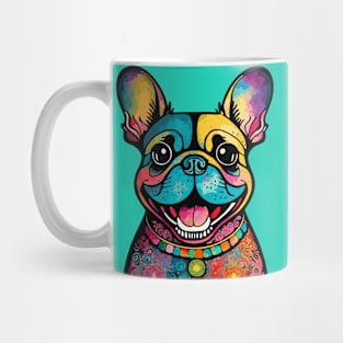 Colorful French Bulldog Mug